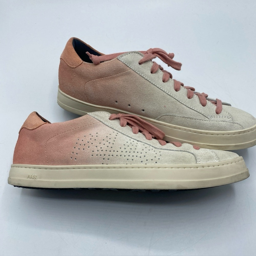 P448 Women's Blush and Cream Sneakers